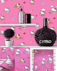 Wallpaper Dinding Hellokitty 8meter Murah Wallpaper Stiker Karakter Wallpaper 1 Roll