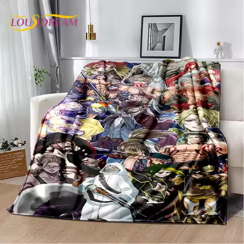 Record of Ragnarok Anime Cartoon Soft Plush Blanket,Flannel Blanket Throw Blanket for Living Room Be