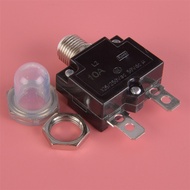 10A 10Amp Push Button Manual Reset Thermal Circuit Breaker Overload Switch