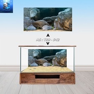 3D painting for Trung 3D aquarium stone painting 3-layer anti-fading Decal with pre-adhesive