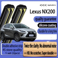 Lexus NX200 T（2015-2020）Wiper New Upgrades Car Double Rubber Strip Wiper