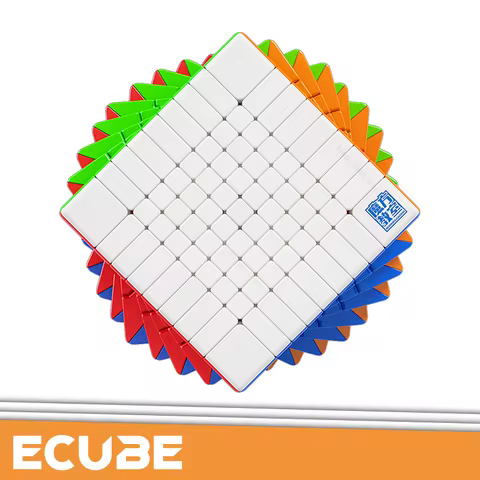 [ECube] MoYu MeiLong 9 9M V3 9x9x9 Magic Cube Stickerless Speed Cube for Classroom Cubing - 9x9 Size