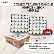 Tealight Candle 100pcs (4hrs±) [High Quality]