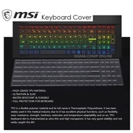 MSI TPU Keyboard Protector GE72 GE73 GE75 GE76 GS73 GS75 GS76 GS73 VR GS73VR - Laptop Keyboard Prote