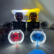 CAHAYA BRUSTYX CR7 Projector Biled Light Laser Cut Off mini 2.5 inch D2 D3 High Low 30watt plus Shro