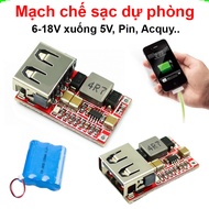 6-18VDC to 5V USB Voltage Converter Circuit for Phone Charger