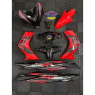 🇻🇳 COVERSET LC135 V1 EXCITER RC IX MERAH HITAM LC135 COVERSET SIAP TANAM STRIPE TANAM RC BLACK RED E