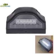 [DelicationS] 3 LED Number Lamps E9 12V-24V For Lorry Tru Trailer White Light Waterproof Car License