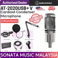 AUDIO TECHNICA AT2020USB+V CARDIOD CONDENSER USB MIC LIMITED EDITION REFLECTIVE SILVER FINISH AT 202