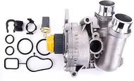 Aluminum Electric Engine Water Pump Assembly Replaces# 06H121026CQ 06H121026AB Compatible with Au*di