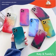 WATERCOLOR CASE IPHONE SILICONE BACK CASE 13 PRO MAX 13 PRO 13 MINI