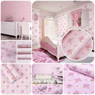 WALLSTICKER/WALLPAPER WALL STICKER FLOWER SHABY SMALL PINK