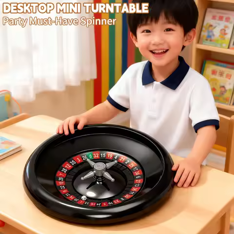 2026 New Russian Roulette Classic Round Chessboard Party Game Essential Fun Games Children's Toys