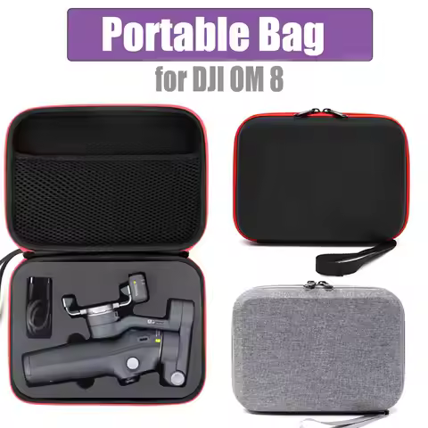 Portable Storage Bag for DJI OM 8 Carrying Case Handbag for DJI Osmo Mobile 8 Handheld Gimbal Stabil
