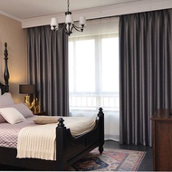 Luxury Emboss Curtains Langsir Blackout Emboss 99% Blackout