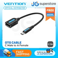 Vention USB 2.0 C Male to A Female OTG 0.15M Cable Nickel Plated 480Mbps (CCS)
