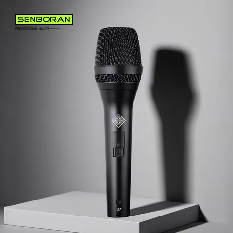 SENBORAN D7 Wired Dynamic Supercardioid Microphone Vocal Recording Stage Live Band Performance Singi