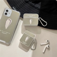 CASE AIRPODS/ AIRPODS PRO CASE/ AIRPODS CASING/ AIRPODS SILVER CAT