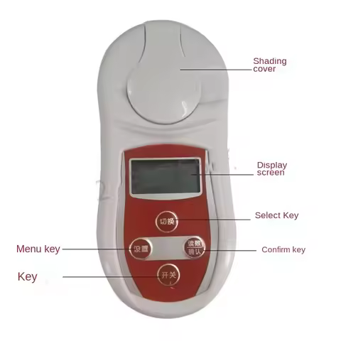 Alcohol meter automatic refractometer 0-75% refractometer optometry equipment vodka spirits dry gin 