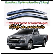 DMAX_2018- 2025 SlNGLE CAB INCH 2 DOOR VISOR