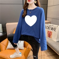 Baju T Shirt Perempuan Lengan Panjang  Long Sleeve T-shirt Blouse Clothes Summer Korean