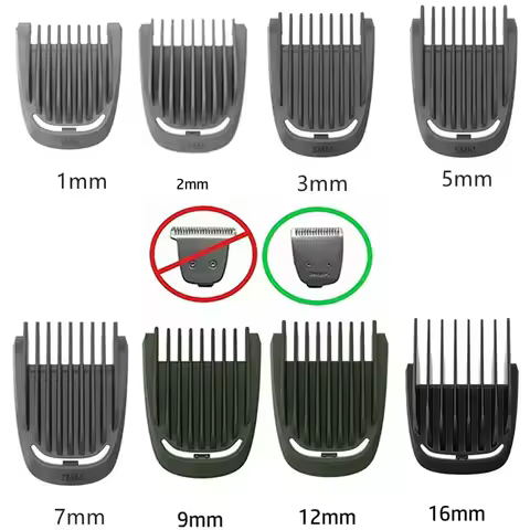 1,3,5,7mm, Guards comb for Philips Norelco Multigroom trimmers MG3720,MG3721,MG3722,MG3730,MG3740,MG