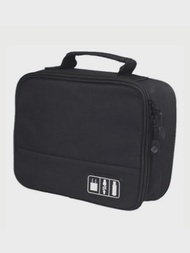 For EJEAS/Vnetphone V4C/V6C Referee Intercom Travel Closet Organizer Case  Headset Storage Bag Zippe