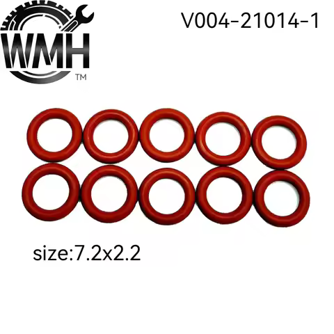 100Pcs Fuel Injector Oring 06164-P2J-000 21014-1 Size 7.2*2.2 For Honda Accord Civic Del Sol Acura I