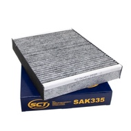 Cabin air filter (air conditioner) with activated carbon SCT-GERMANY SAK 335 for Porsche Cayenne, Ca
