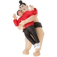 Morph Sumo Blow Up Costumes for Adults, Sumo Wrestler Inflatable, Sumo Pick Me Up Inflatable Costume