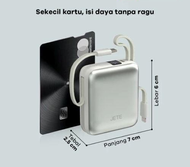 【Sertifikat CCC】JETE B7 Powerbank Fast Charging 10.000mAh / 20.000mAh Triple Output Flight Friendly