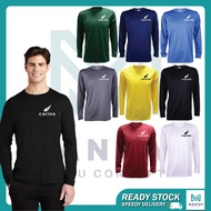 carino basic long sleeve jersey shirt tshirt sportwear lengan panjang quick dry unisex football futs