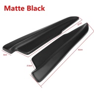 42cm 2xCar Rear Bumper Spats Splash Guard Diffuser For VW For GOLF MK5 MK6 MK7 MK7.5 MK8 GTI GTD R F