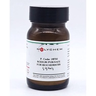 MOLYCHEM Sodium Pyruvate extrapure 99%, 25gm, CAS : 113-24-6, Formula Molekul : C3H3O3Na, Berat Mole