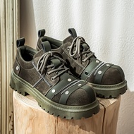 Boxshoes Men's Chunky Shoes Fashionable Zip Derby Shoes