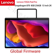 Global RomLenovo Yoga pad pro YT-K606F Tablet PC Snapdragon 870G Octa-core 8GB Ram 256GB Rom 13 inch 2K Screen Android 11 WiFi 6 GPS 10200mAh