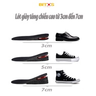 Shoe insoles increase height from 3cm to 7cm for Men and Women with super soft air cushion that does