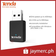 Tenda U9 USB Wifi Adapter 650Mbps Dual Band 2.4/5G Wireless Network Card Wifi Dongle for Laptop PC