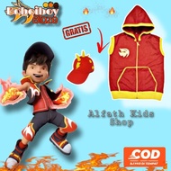 Vest SET+Fire BOBOIBOY Costume Hat/Fire BOBOIBOY Costume/BOBOBOY/BOBOI