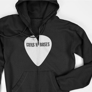 Zipper Hoodie Jacket - Guns N Roses Logo