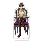 Keychain, Standee Attack on Titan Erwin Smith Levi·Ackerman Eren Jaeger ghjg Desk decoration accesso