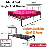 BEST LINK FURNITURE BLF Celia Metal Bed Frame Queen And Single Size