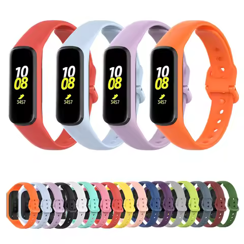 Silicone Band Strap For Samsung Galaxy Fit 2 SM-R220 Watch Bracelet Replacement Sport Watchband Corr