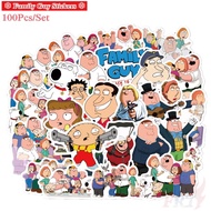 100Pcs/Set ❉ Family Guy - Series 02 Stickers ❉ Cartoon TV Show Mixed Decals Doodle Stickers
