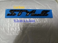 PERODUA AXIA STYLE REAR BONNET EMBLEM LOGO AXIA STYLE