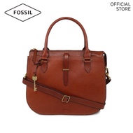Fossil Ryder Satchel Brown ( used like new 9/10 )