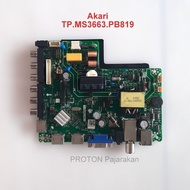 HYUNDAI Akari LE-32V99T2 LE 32V99T2 LED TV Mainboard LCD TP.MS3663.PB819 Mobo Ace AIWA 32 LTV-3206 L
