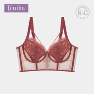 TENIKA Lace Tube Top Bra เสื้อใน บราลูกไม้ สายสะพายไหล่กันลื่น -027