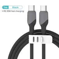 KUULAA Type C to Type C Cable 30W PD Fast Charging Charger For iPhone15 Pro/ProMax USB Type C-C Cabl