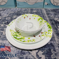 Original USA Corelle Provence Garden Loose Item (HOT ITEM) (Soup Plate/Pasta Bowl 21cm//Serving Bowl 1L//Cereal Bowl 500ml//Dinner Plate 26cm//Mug//Divided Dish 26cm//Butter Plate 17cm//Noodle Bowl 900ml//Pie Plate 22cm)(EH-LP)